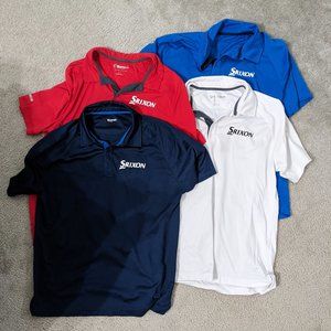 Bundle of 4 sunice Srixon men's golf shirts size large